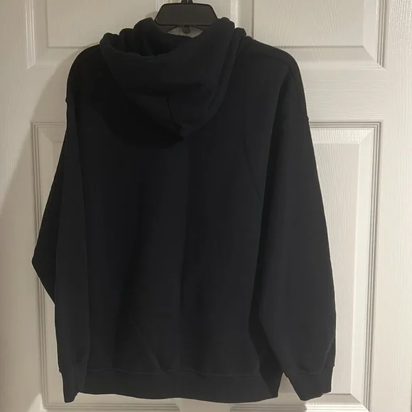 Gilden men’s hooded sweatshirt with animal Kingdom logo size large - Picture 3 of 3